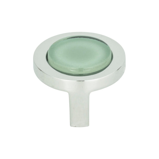 Atlas Spa 1-1/4" Diameter Round Knob (229-GR) - Polished Chrome