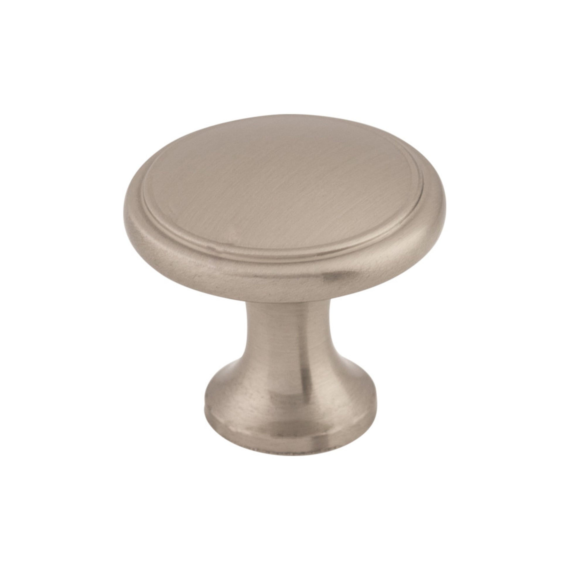 Top Knobs Ringed Round Knob - Brushed Satin Nickel