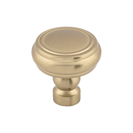 Top Knobs Brixton Rimmed Round Knob - Ash Gray