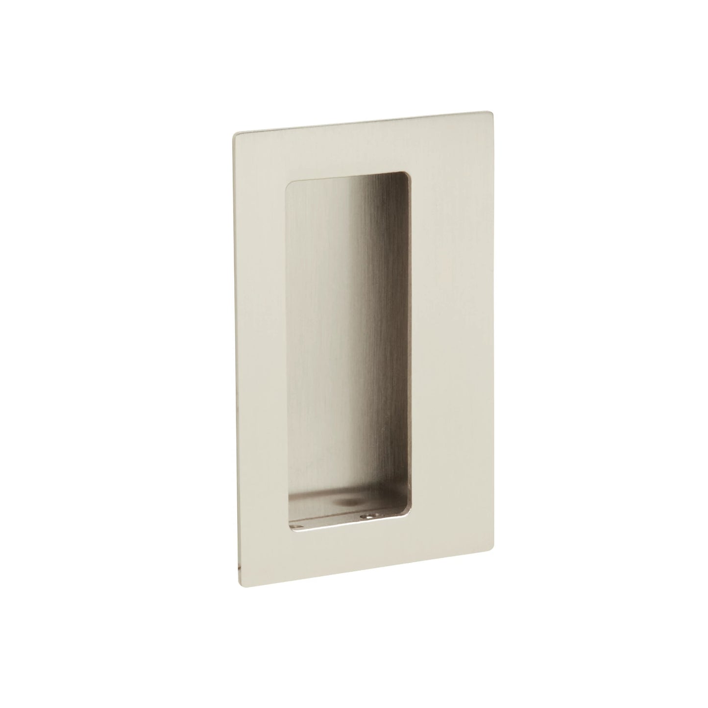 Rectangular Flush Pull with Offset Pocket