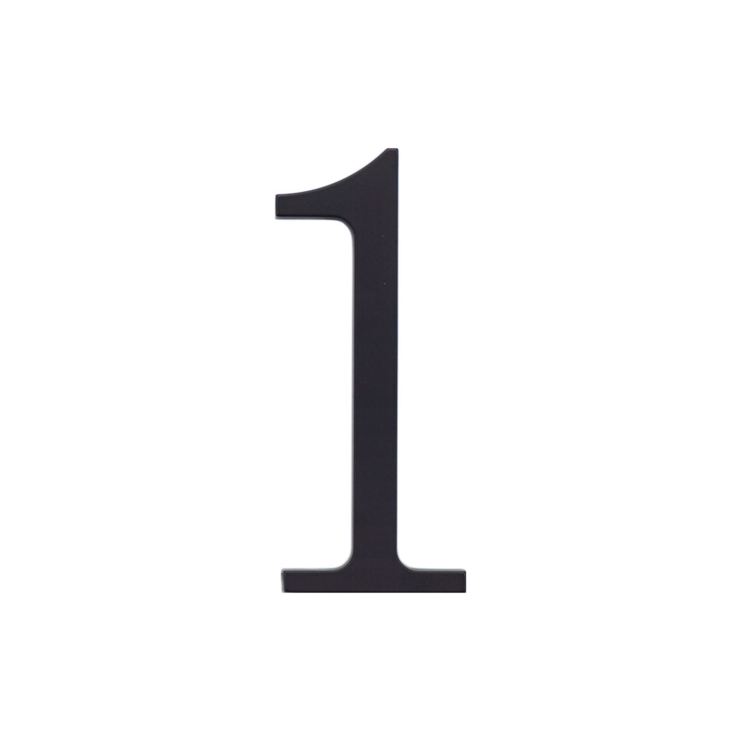 Atlas Traditionalist H  House Number - 2 5/8" - Matte Black
