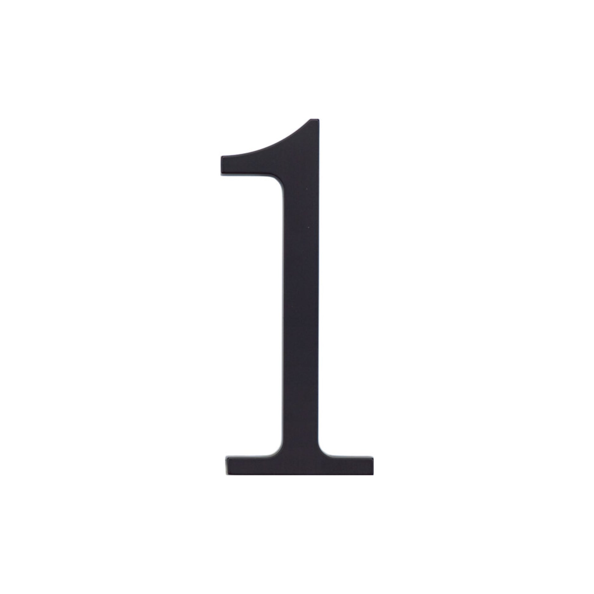 Atlas Traditionalist H  House Number - 2 5/8" - Matte Black