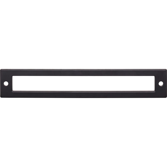 Top Knobs Hollin 6 5/16" Center to Center Pull Backplate - Flat Black