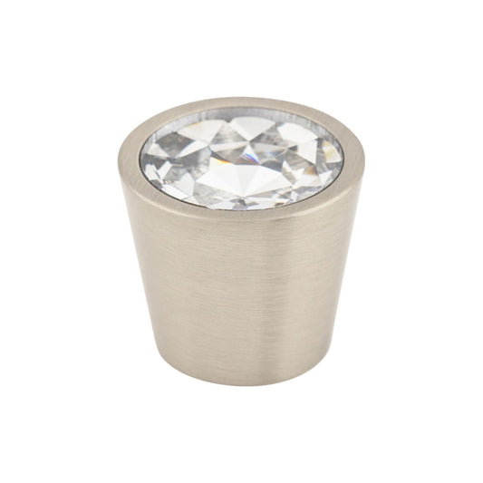Top Knobs Clear Crystal Center Diameter Round Knob