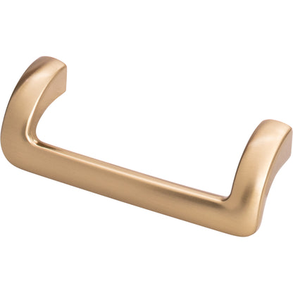 Top Knobs Kentfield Drop Handle - 3 3/4" CTC - Ash Gray