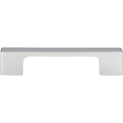 Atlas Thin Square Bar Pull - 3 3/4" CTC - Brushed Nickel