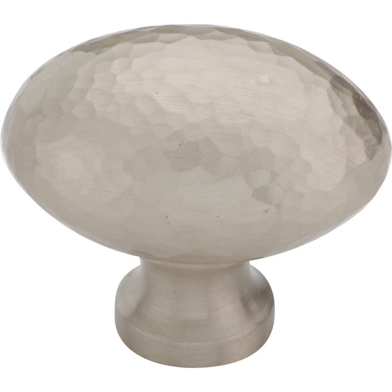Ashley Norton Hammered Egg Cabinet Knob - 1 1/2" Dia. - Satin Nickel