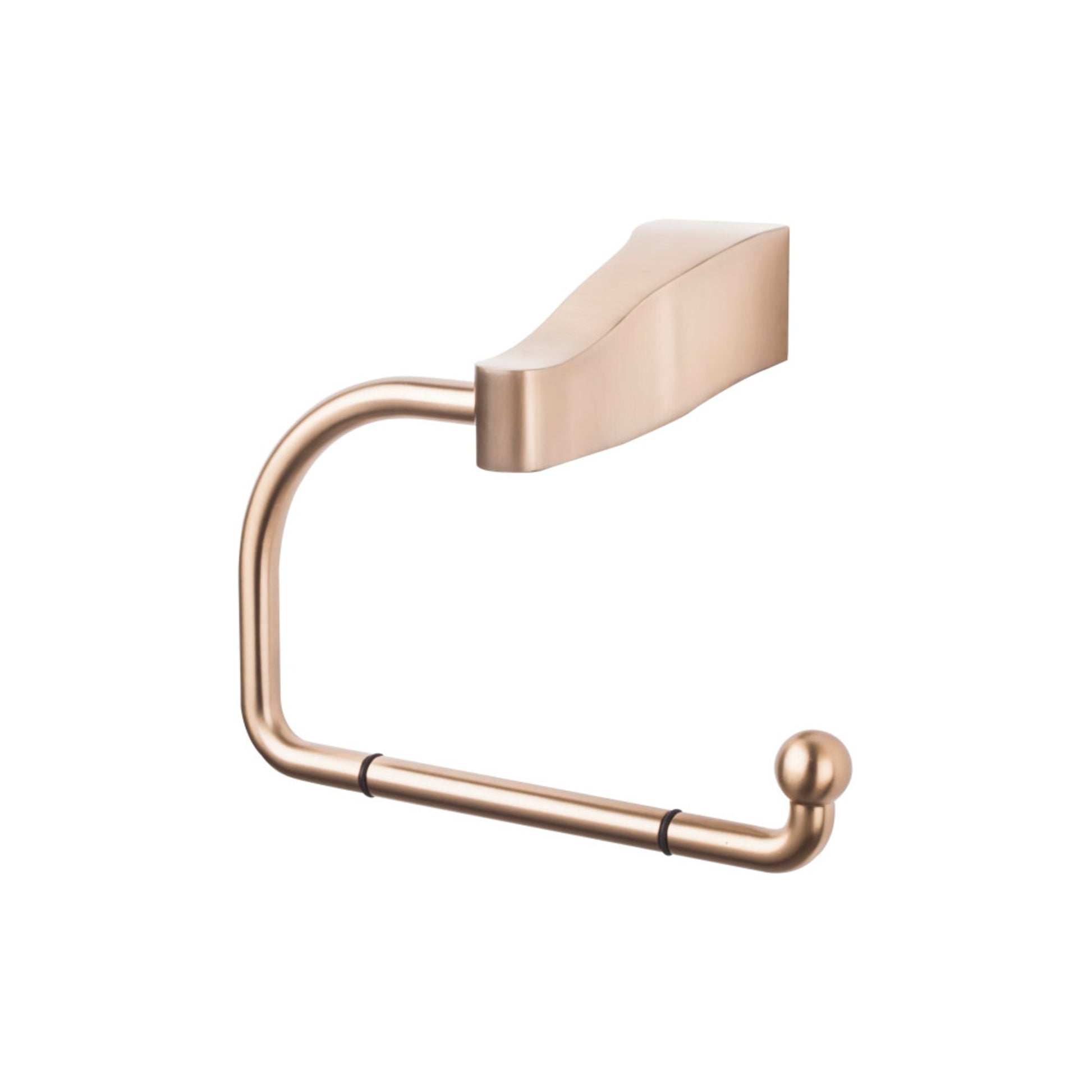 Top Knobs Aqua  Wall Mounted Toilet Paper Holder - 4" - Brushed Bronze