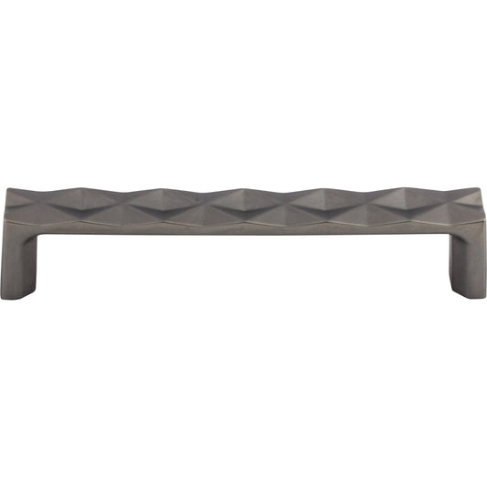 Top Knobs Quilted 5 1/16" Center to Center Bar Pull - Ash Gray
