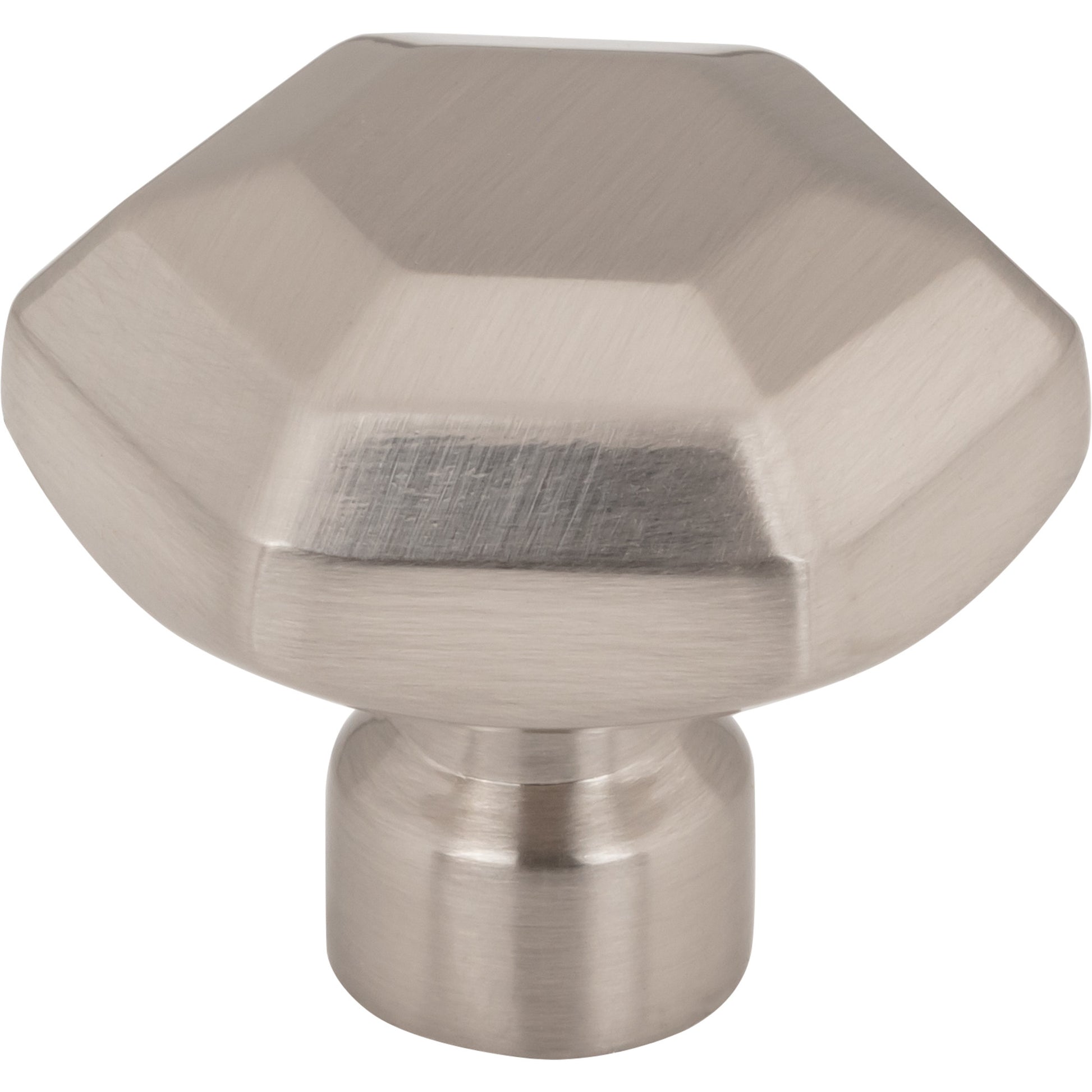 Top Knobs Dustin 1 1/4" Length Geometric Knob - Brushed Satin Nickel