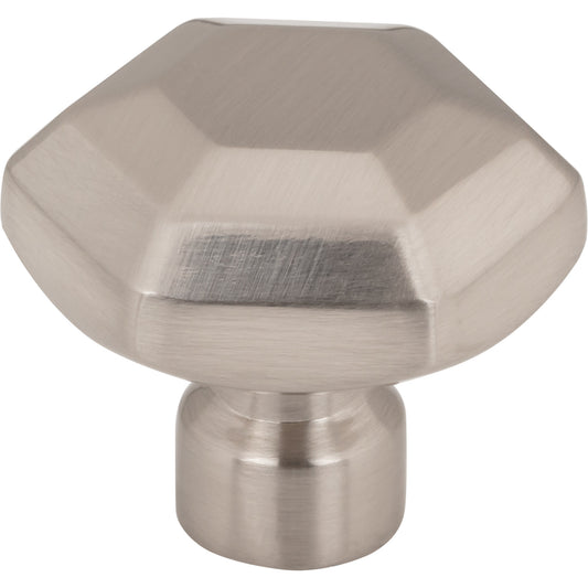 Top Knobs Dustin 1 1/4" Length Geometric Knob - Brushed Satin Nickel