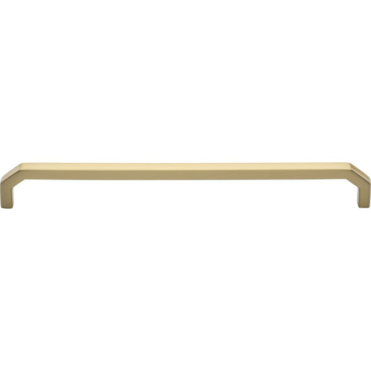 Ashley Norton Angular Cabinet Pull - 8" CTC - Satin Brass