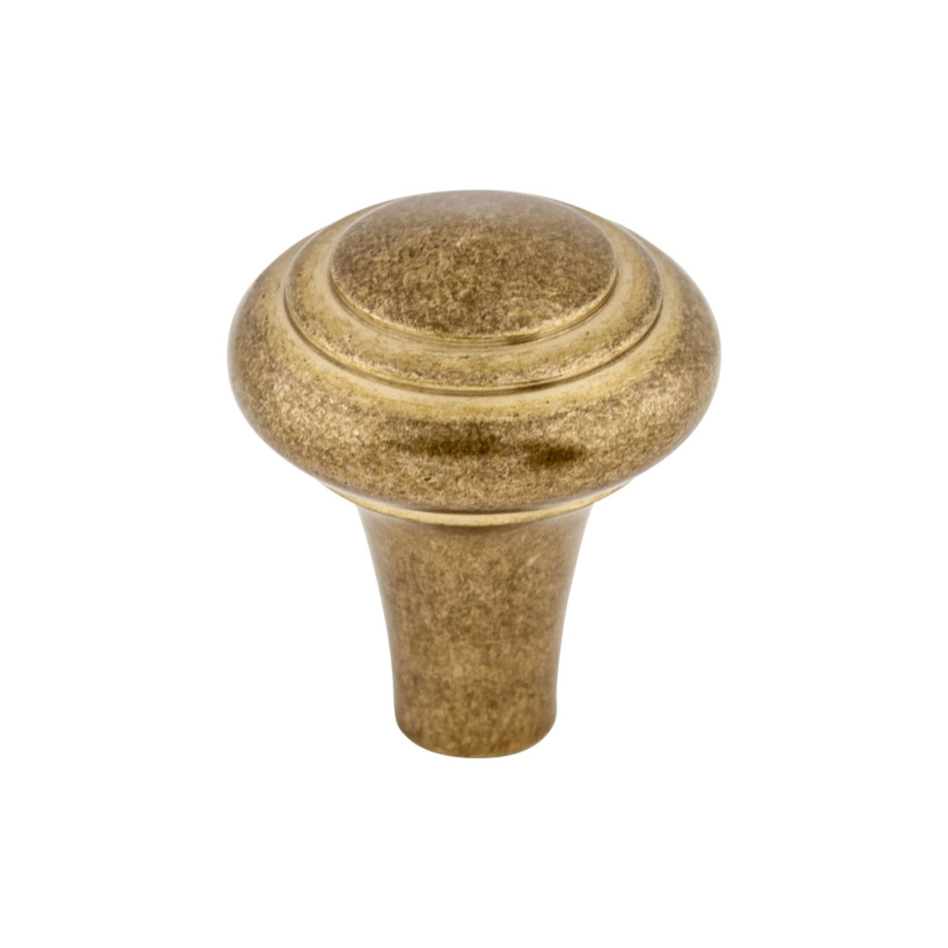 Top Knobs Aspen Peak Round Knob - 1" Dia. - Light Bronze