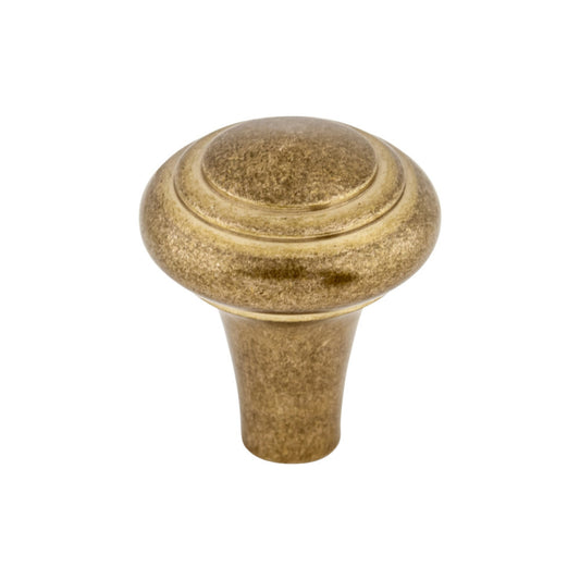 Top Knobs Aspen Peak Round Knob - 1" Dia. - Light Bronze