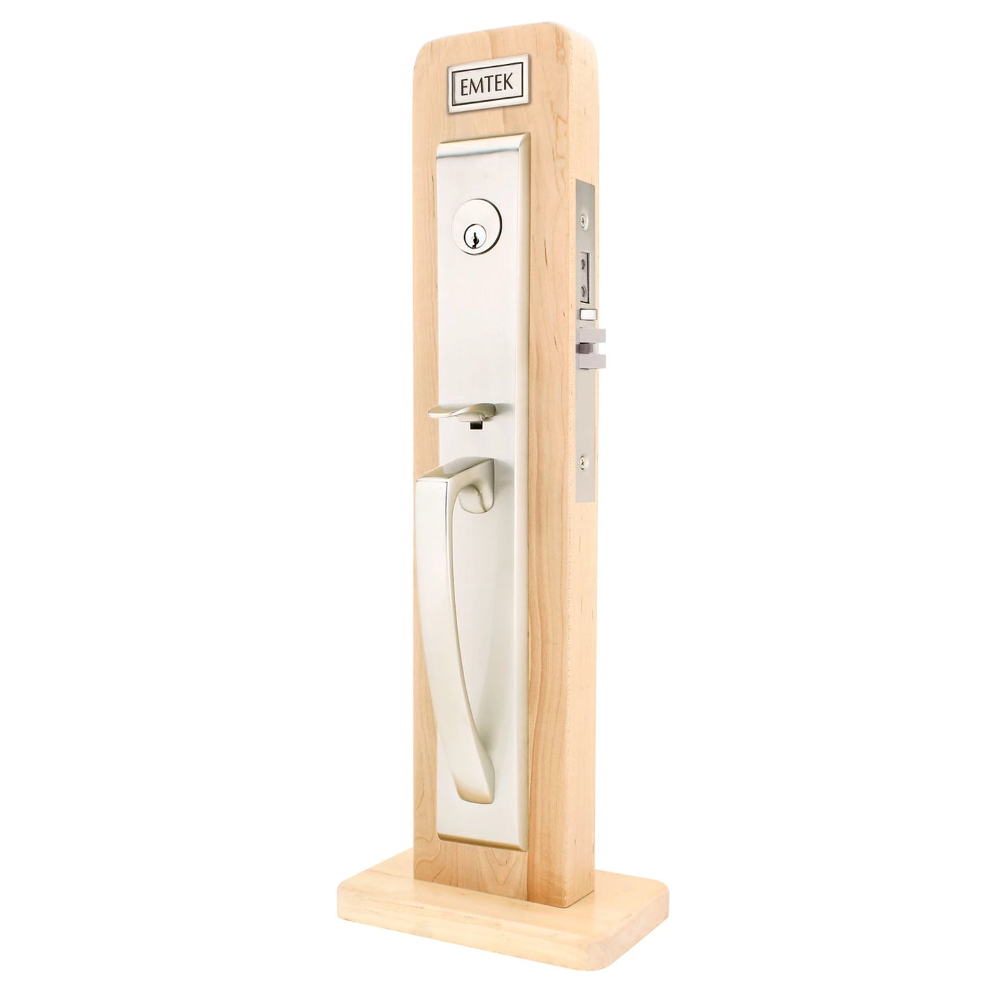Hera Full Length Mortise Entry Set – Satin Nickel
