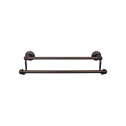 Top Knobs TOP BATH (R) Edwardian Bath Double 32 1/2" Wall Mounted  Towel Bar - Oil Rubbed Bronze