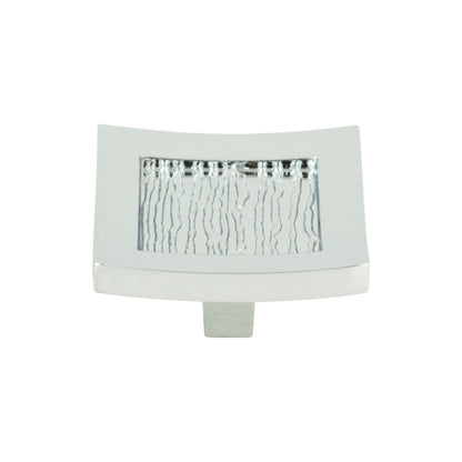 Atlas Primitive Square Knob - Brushed Nickel