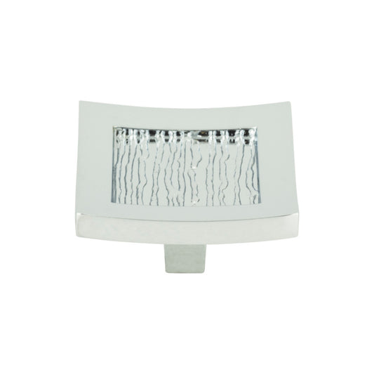 Atlas Primitive Square Knob - Brushed Nickel