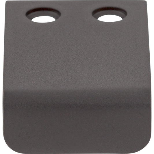 Top Knobs Tab 7/16" Center to Center Finger Pull - Flat Black