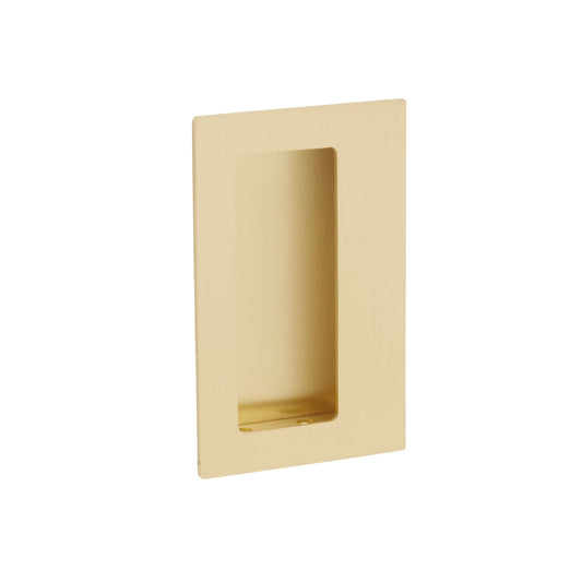 Rectangular Flush Pull with Offset Pocket