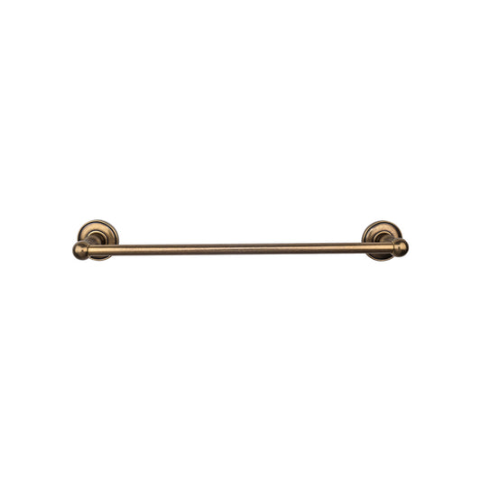 Top Knobs TOP BATH (R) Edwardian Bath Single 26 1/2" Wall Mounted  Towel Bar - German Bronze