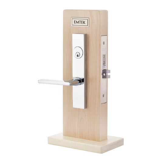 Brisbane Knob-by-Knob / Lever-by-Lever Mortise Entry Set – Polished Chrome