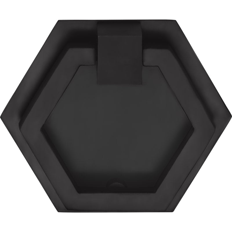 Hex Cabinet Drop Pull on Backplate