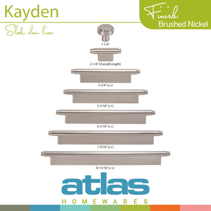 Atlas Kayden Length Bar Knob