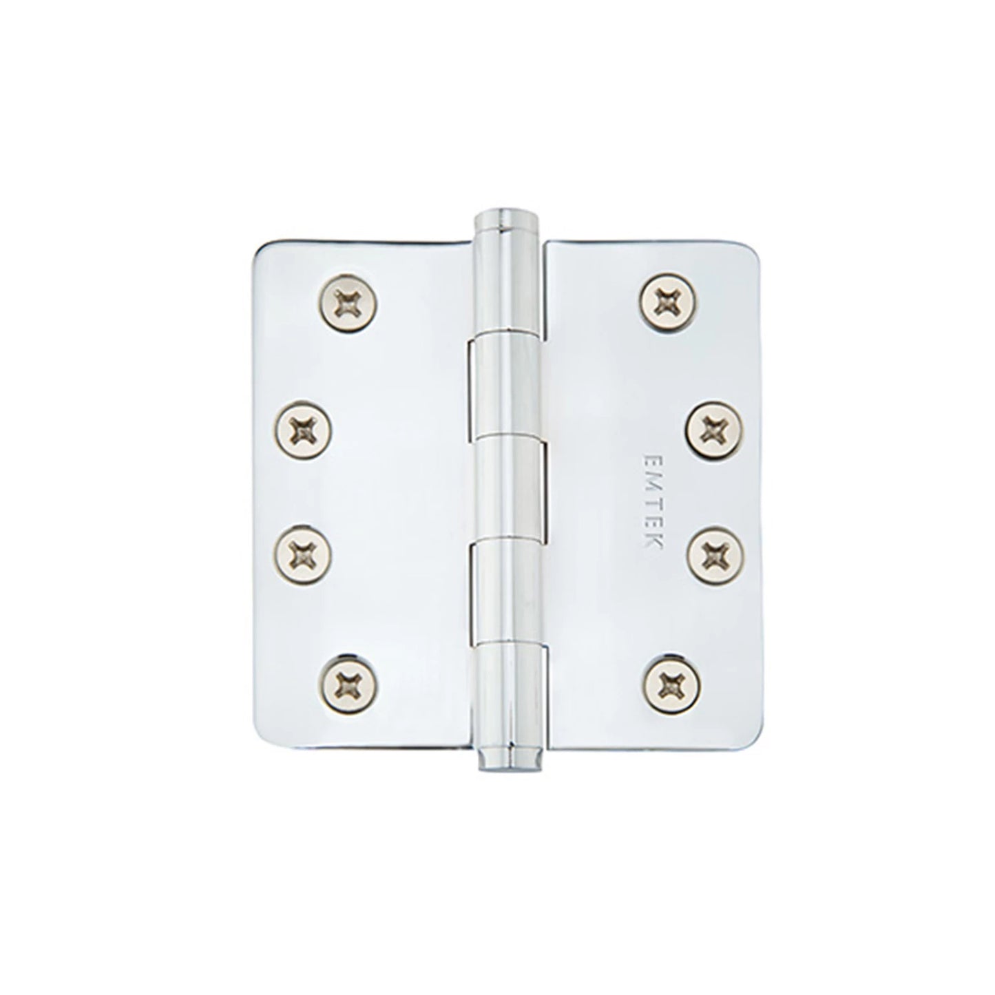 Emtek Solid Brass Hinge – Residential Duty (Plain Bearing) – Polished Chrome