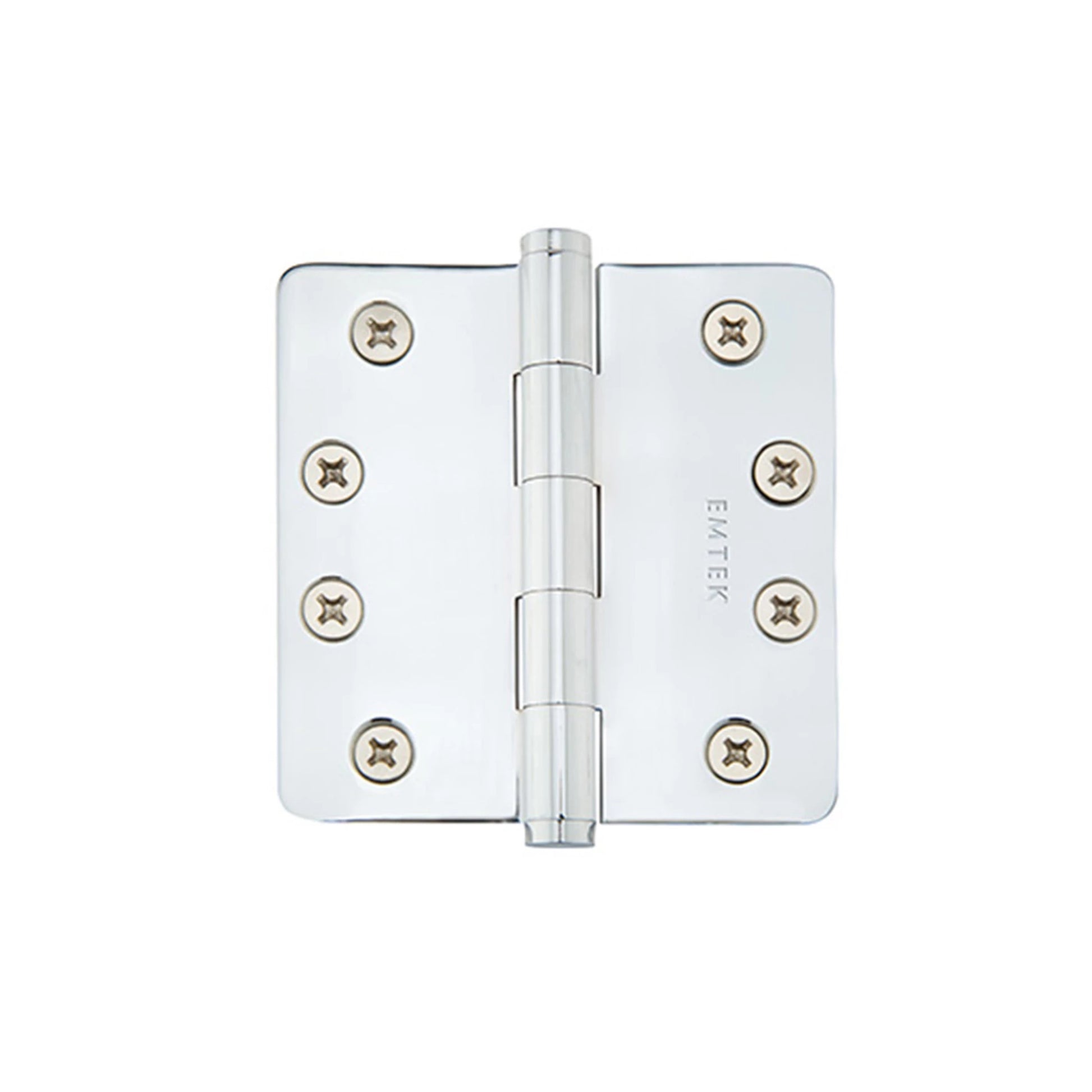 Emtek Solid Brass Hinge – Residential Duty (Plain Bearing) – Polished Chrome