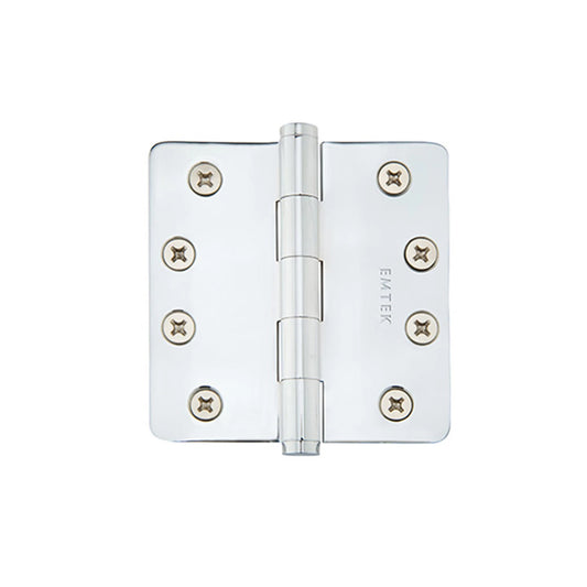 Emtek Solid Brass Hinge – Residential Duty (Plain Bearing) – Polished Chrome