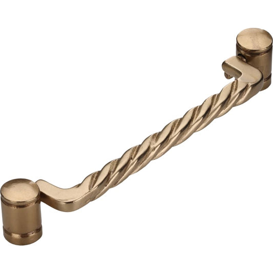 Ashley Norton Twist Drop Pull - 3 3/4" CTC - Natural Bronze