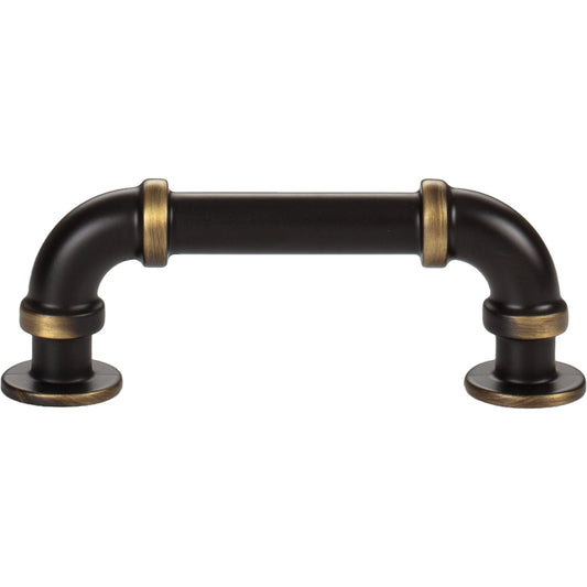 Atlas Steam Punk 3" Center to Center Bar Pull (367) - Cafe Bronze