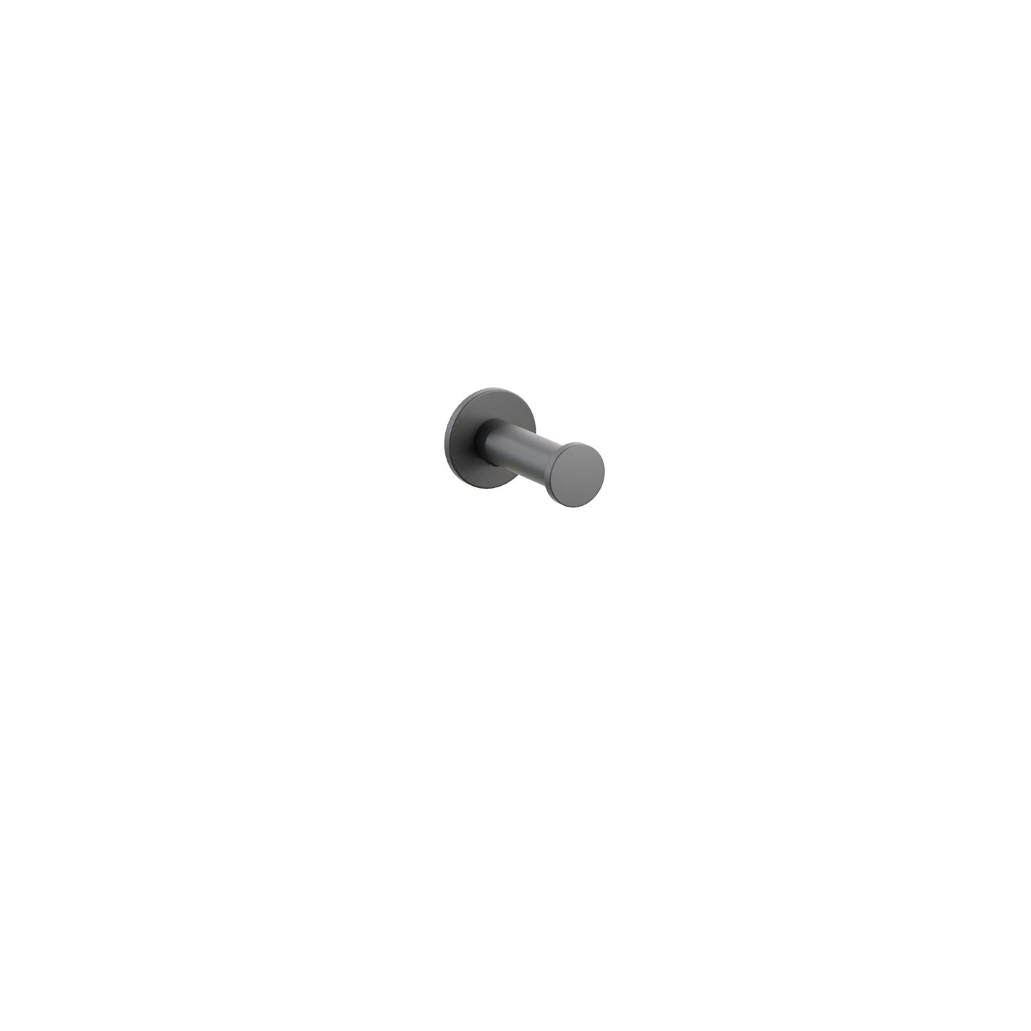 Modern Tubular Brass Single Robe Hook