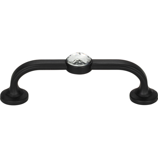 Atlas Legacy Crystal 3" Center to Center Bar Pull (344) - Matte Black
