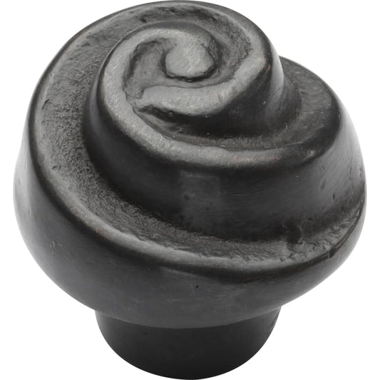 Ashley Norton Rose Cabinet Knob - Dark Bronze
