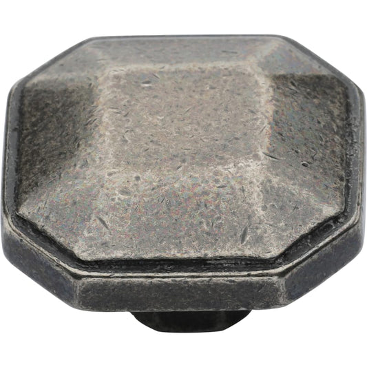 Ashley Norton Jewelled Knob - 1 1/2" - White Medium