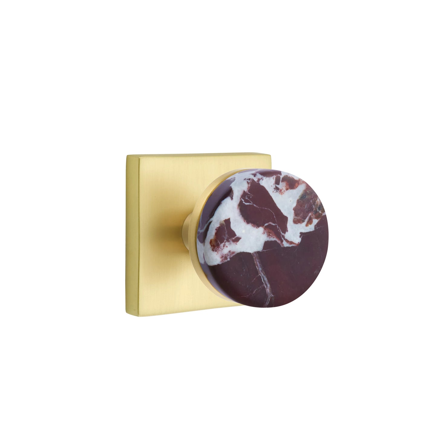 SELECT Conical Rosso Levanto Marble Knob