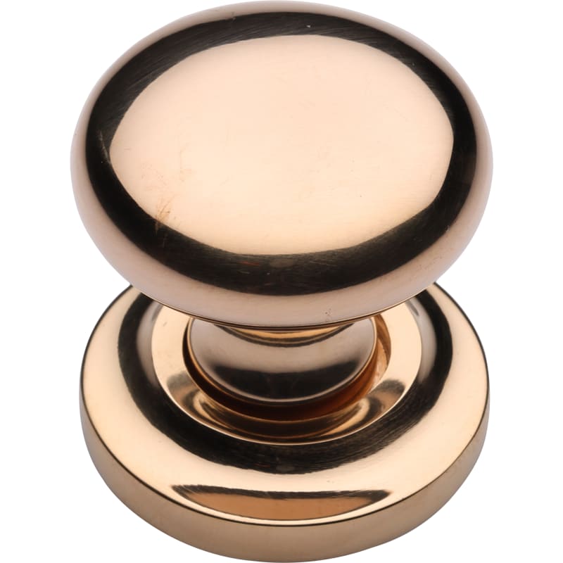 Round Cabinet Knob on Rose