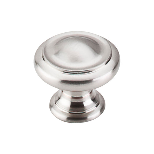 Top Knobs Dome Round Knob - Brushed Satin Nickel
