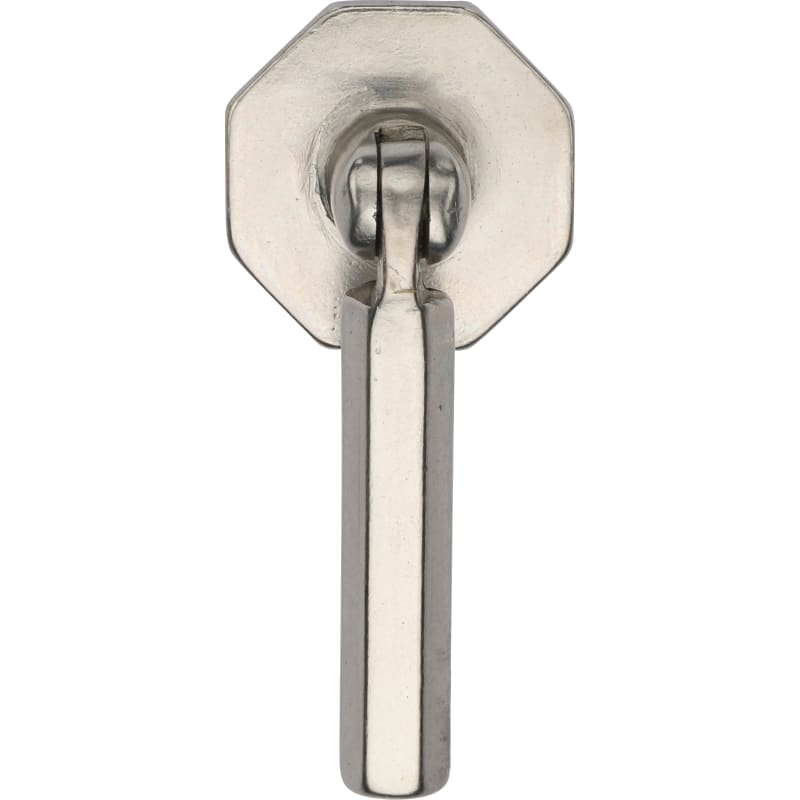Ashley Norton Hex Drop Pull - White Bronze