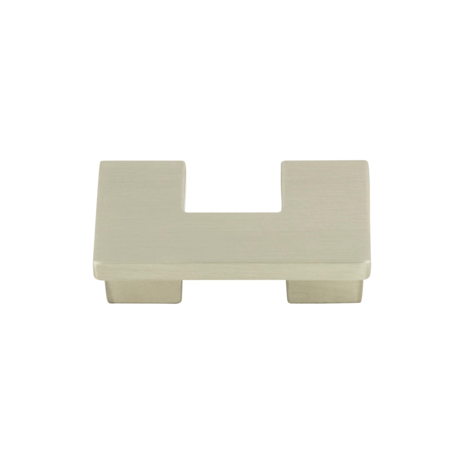 Atlas U Turn Square Knob - Brushed Nickel