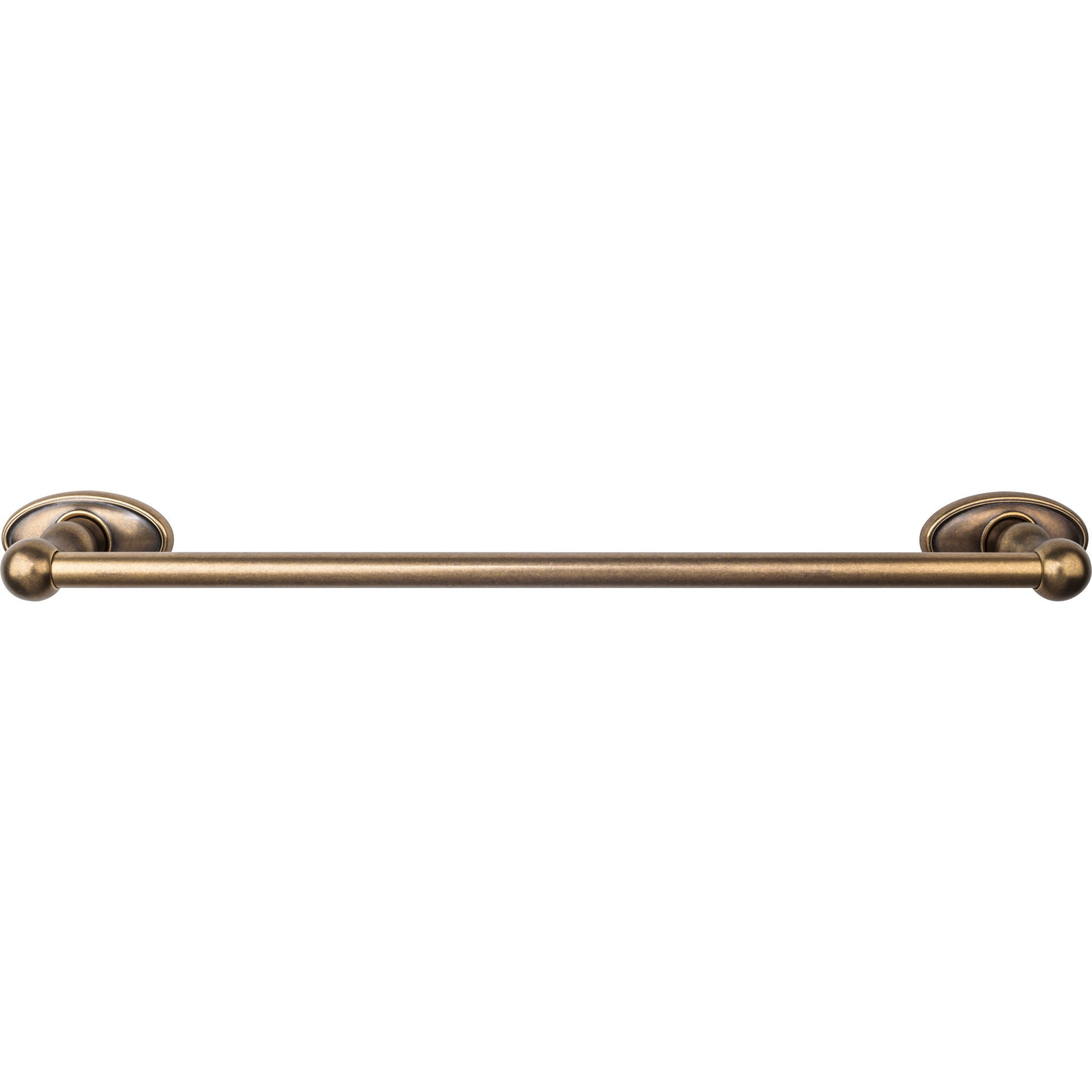 Top Knobs TOP BATH (R) Edwardian Bath Single 20 1/2" Wall Mounted  Towel Bar - German Bronze