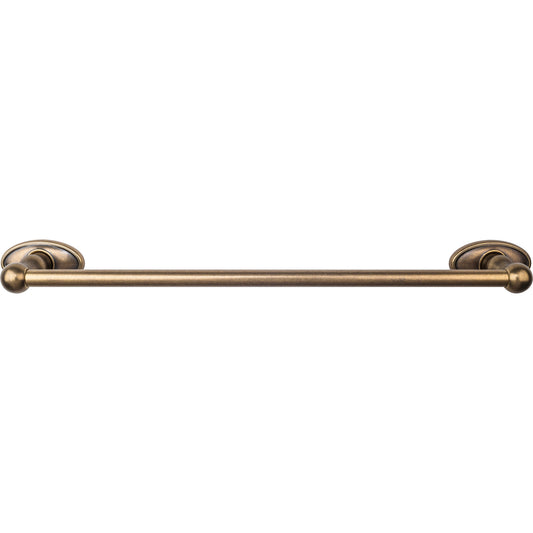 Top Knobs TOP BATH (R) Edwardian Bath Single 20 1/2" Wall Mounted  Towel Bar - German Bronze