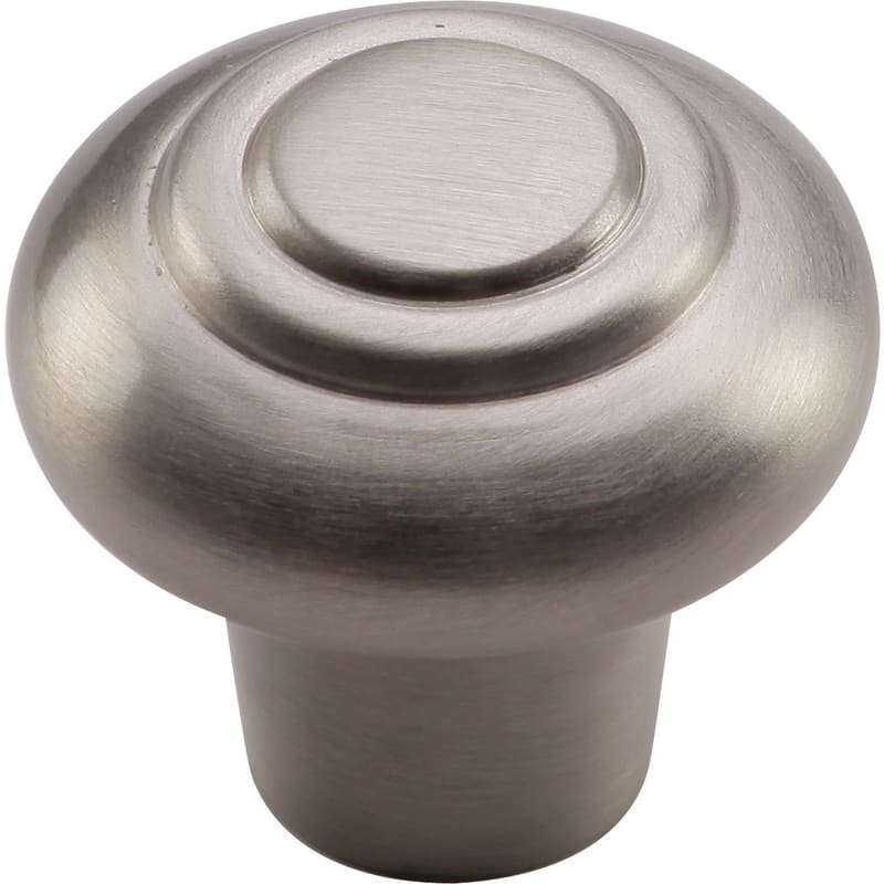 Ashley Norton Beaded Cabinet Knob - 1 1/4" Dia. - Satin Nickel
