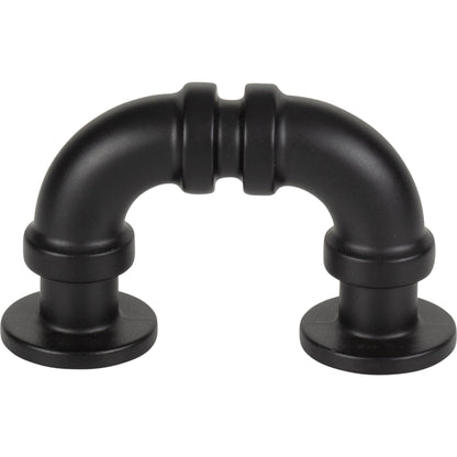 Atlas Steam Punk Bar Pull - 1 5/16" CTC - Matte Black