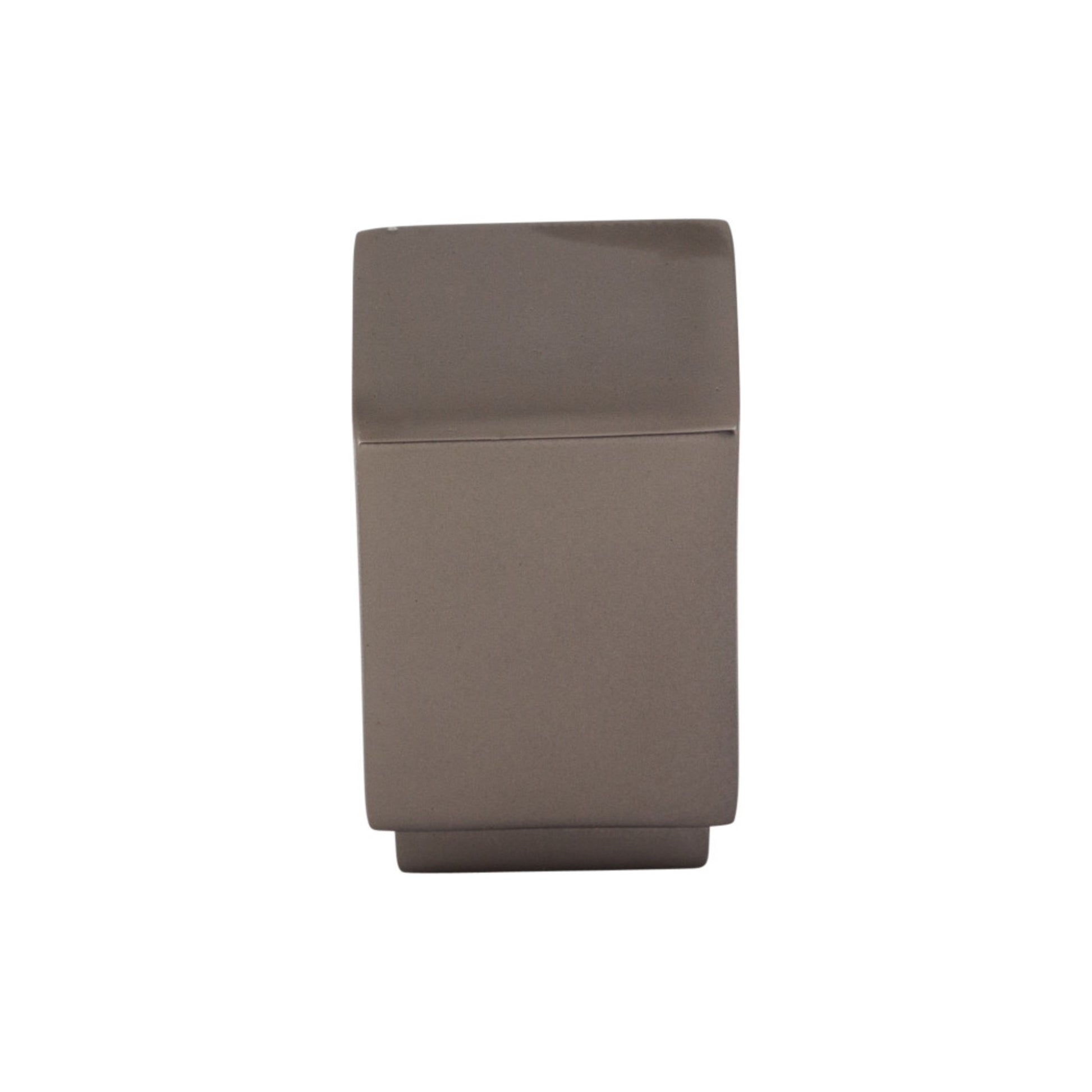 Top Knobs Linear Square Knob - Ash Gray