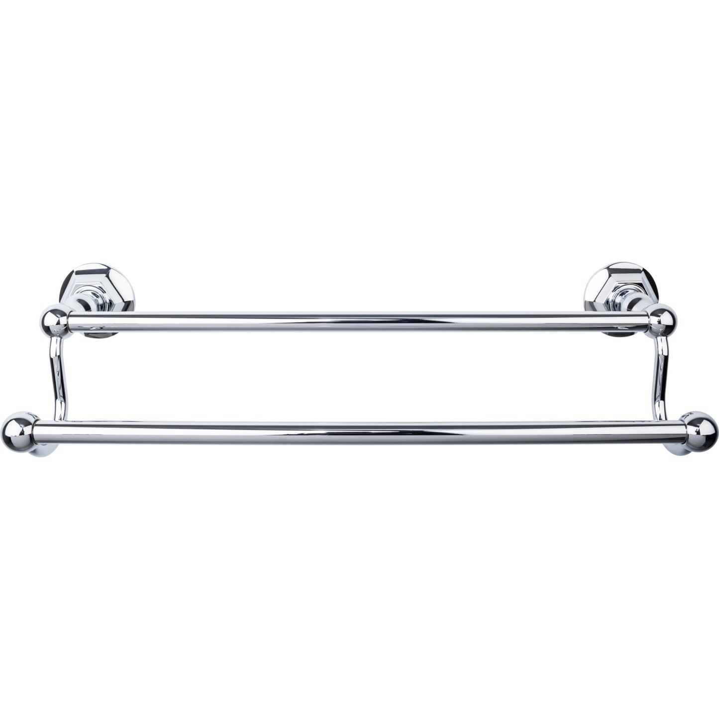 TOP BATH (R) Edwardian Bath Double 20 1/2" Wall Mounted  Towel Bar
