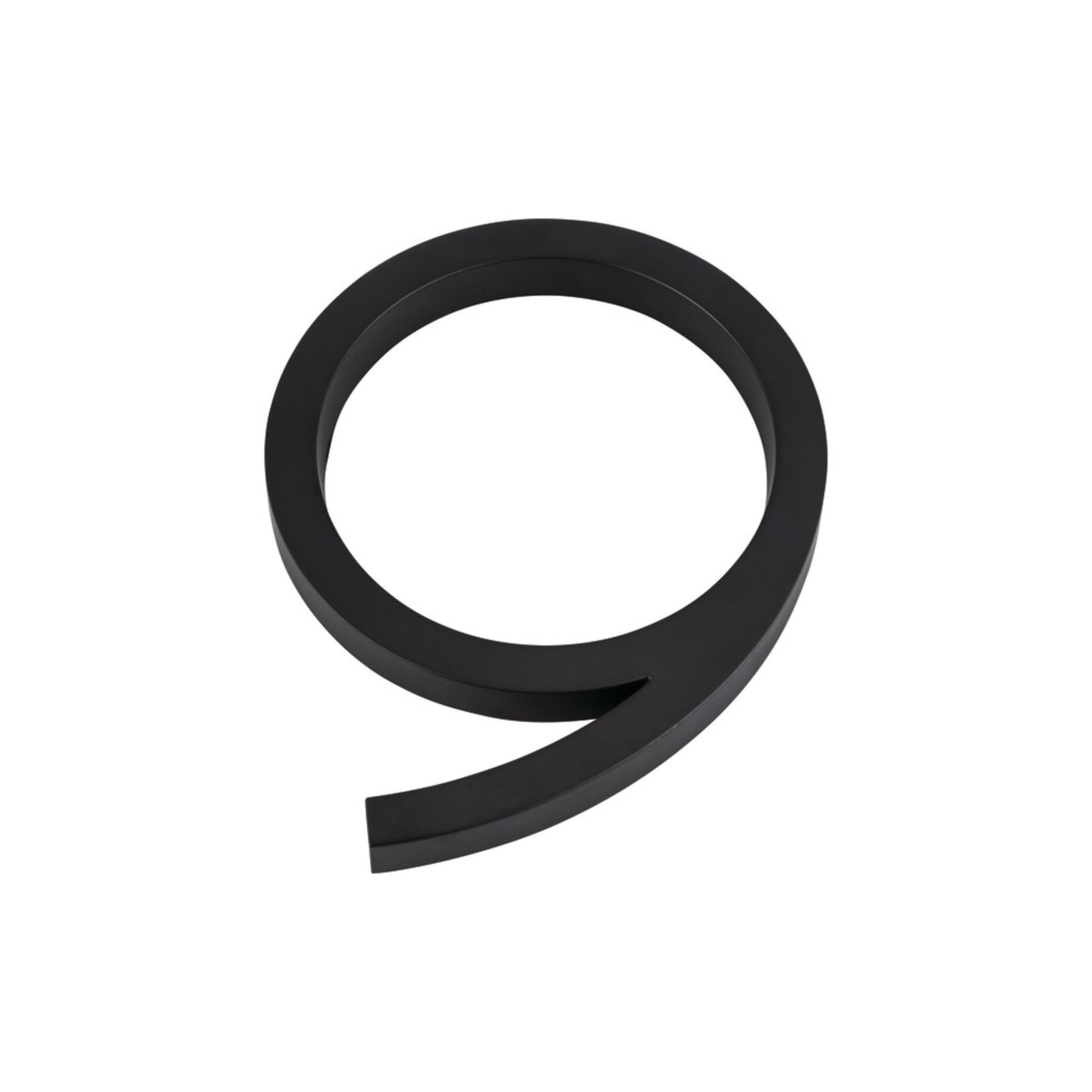 Atlas Modern Avalon 6" H  House Number (AVN9-L) - Matte Black