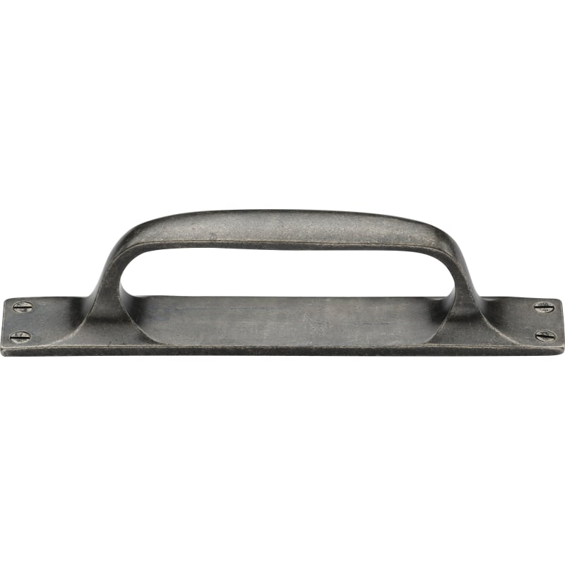 Front Mounted Kitchen Cabinet Pull with Integrated Backplate
